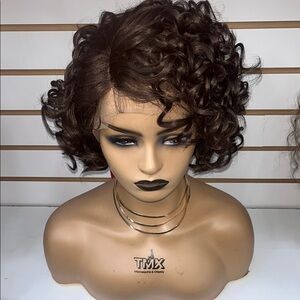 Beautiful brown bouncy curl lace front